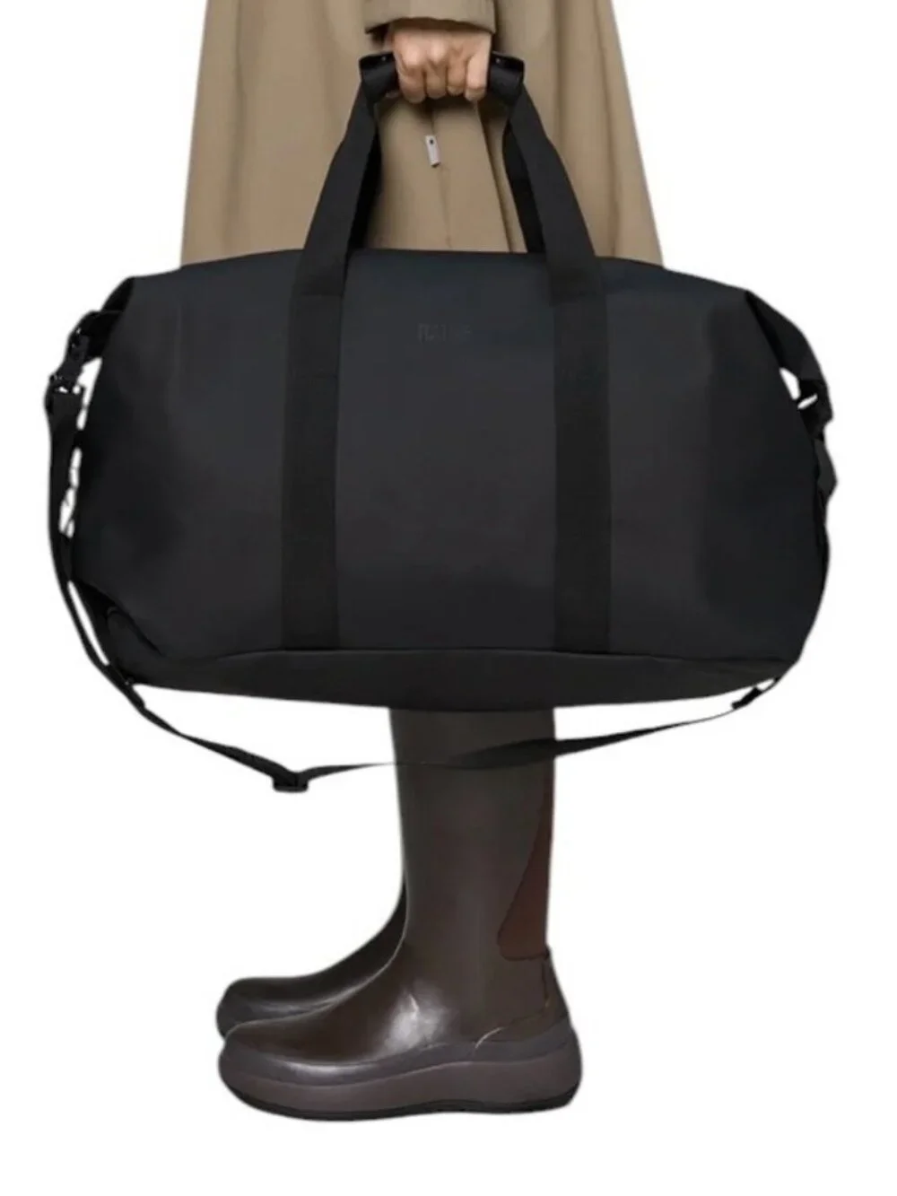 NWT Rains Waterproof Hilo Weekend Duffle Bag W3 14200 Black